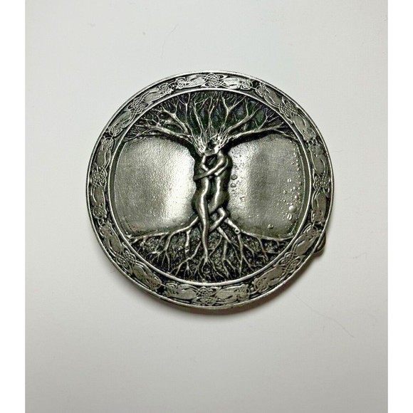 Bergamot Buckle - Tree Of Life Belt Buckle - D-262 Made In The USA 2006 - Picture 9 of 9